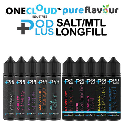 One Cloud Pod Plus Salt/MTL Flavour Shot | Long Fill | 30ml in 60ml Bottle