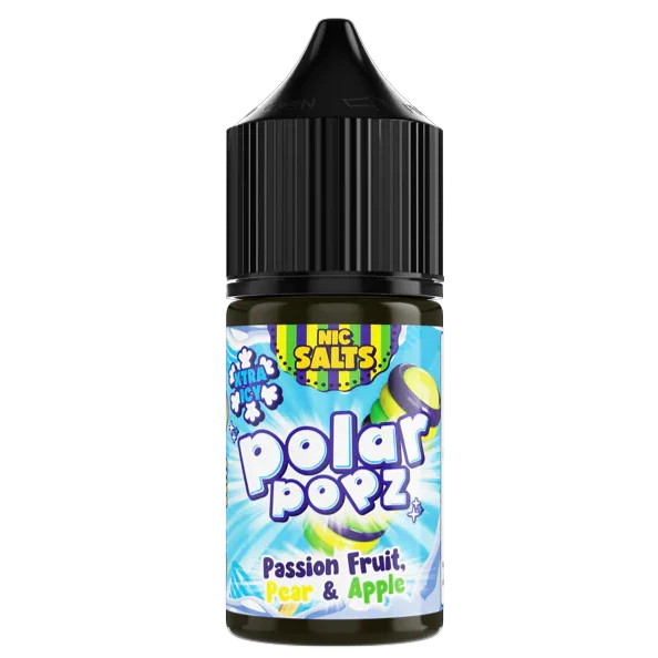 Polar Popz - Passion Fruit, Pear & Apple Xtra | Nic Salt | 30mg & 50mg | 30ml