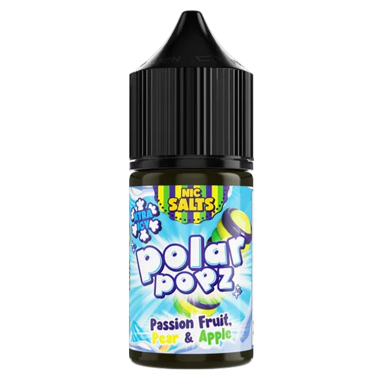 Polar Popz - Passion Fruit, Pear & Apple Xtra | Nic Salt | 30mg & 50mg | 30ml