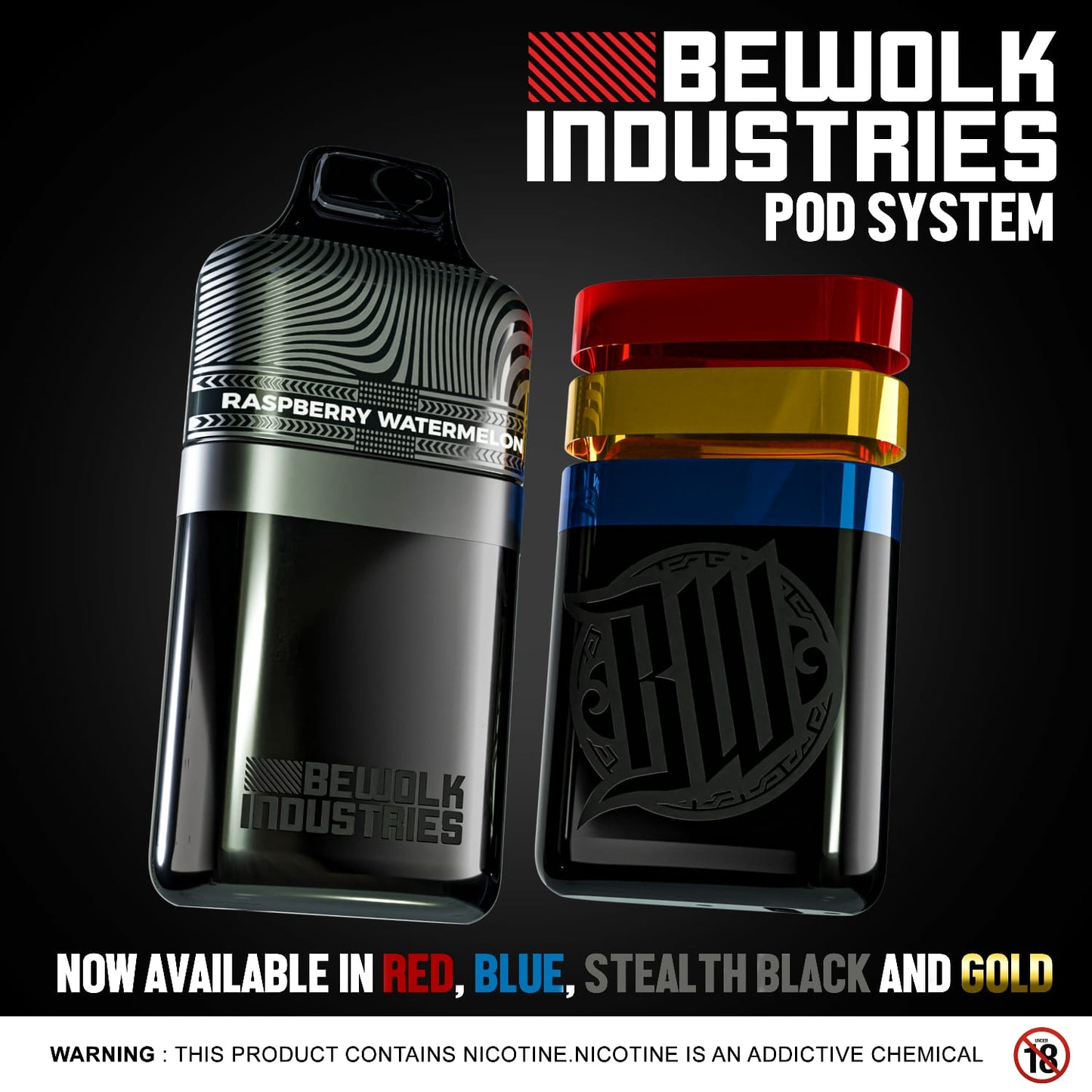 Bewolk Bars 6000 Puff Battery Packs