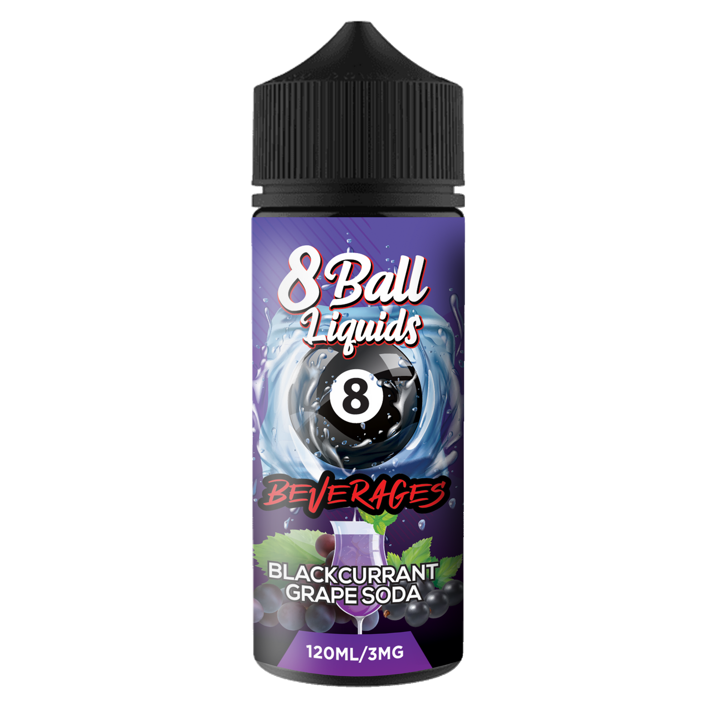 8 Ball - Blackcurrant Grape Soda| 120ml