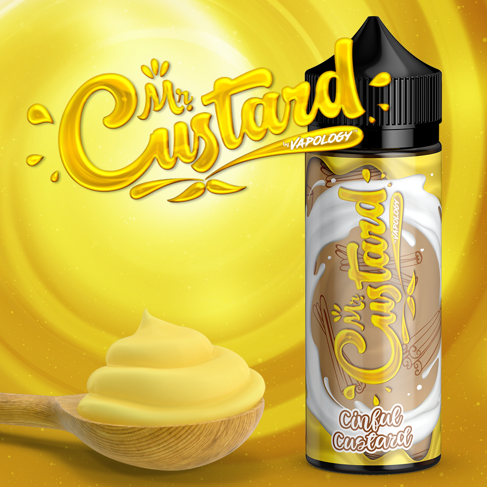 Vapology - Cinful Custard | Mr Custard |120ml