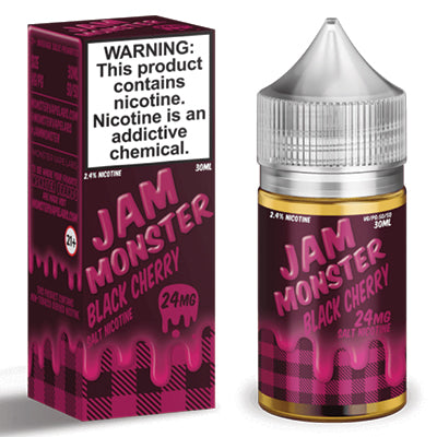 Jam Monster - Black Cherry | Nic Salts | 24mg & 48mg | 30ml