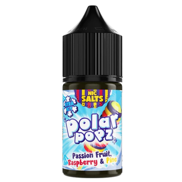 Polar Popz - Passion Fruit, Raspberry & Pine Xtra | Nic Salt | 30mg & 50mg | 30ml