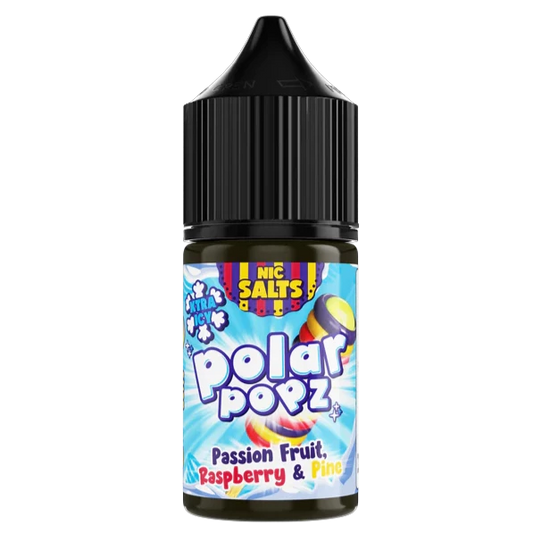 Polar Popz - Passion Fruit, Raspberry & Pine Xtra | Nic Salt | 30mg & 50mg | 30ml