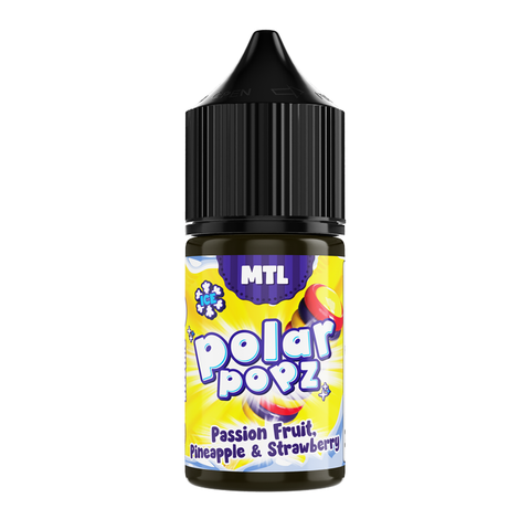 Polar Popz - Passion Fruit, Pinapple & Strawberry | MTL | 12mg | 30ml